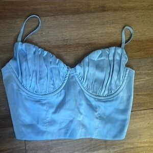 blue going out tank top